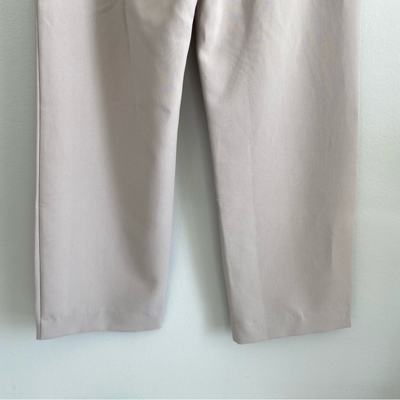 ABERCROMBIE & Fitch tailored relaxed straight pant light taupe size 2/26 short - Picture 8 of 10